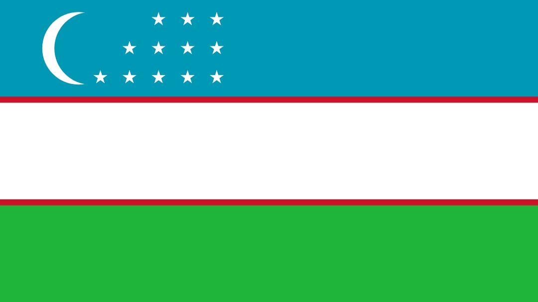 uzbekistan flag